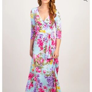 PinkBlush maternity Floral dress